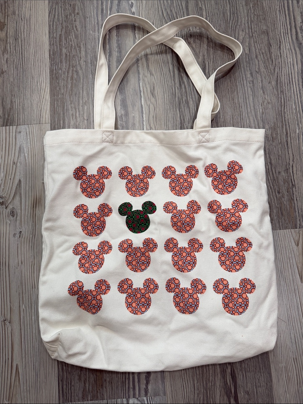 Vera Bradley Cream Canvas Disney Tote